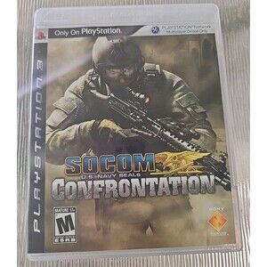 SOCOM U.S. NAVY SEALS CONFRONTATION PS3 Sony playstation 3 Video Game